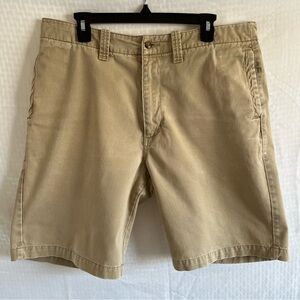 Timberland Stratham Issue Authentic Outdoor Gear Flat Front Khaki Shorts Size 35